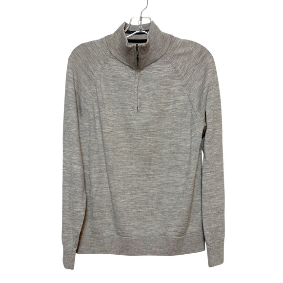GAP Other - GAP Quiet Luxury Merino Wool Quarter Zip Sweater Men Medium Normcore Minimalist